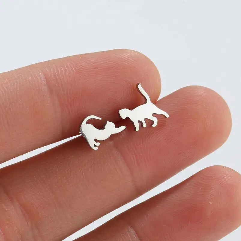 Mini Cat Studs, front view