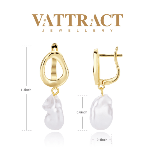 Pearl Circle Earrings 18K - Auricelia