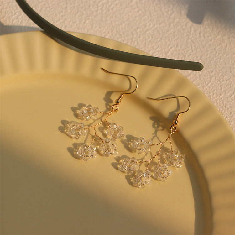 Bloom Cascade Earrings, front view