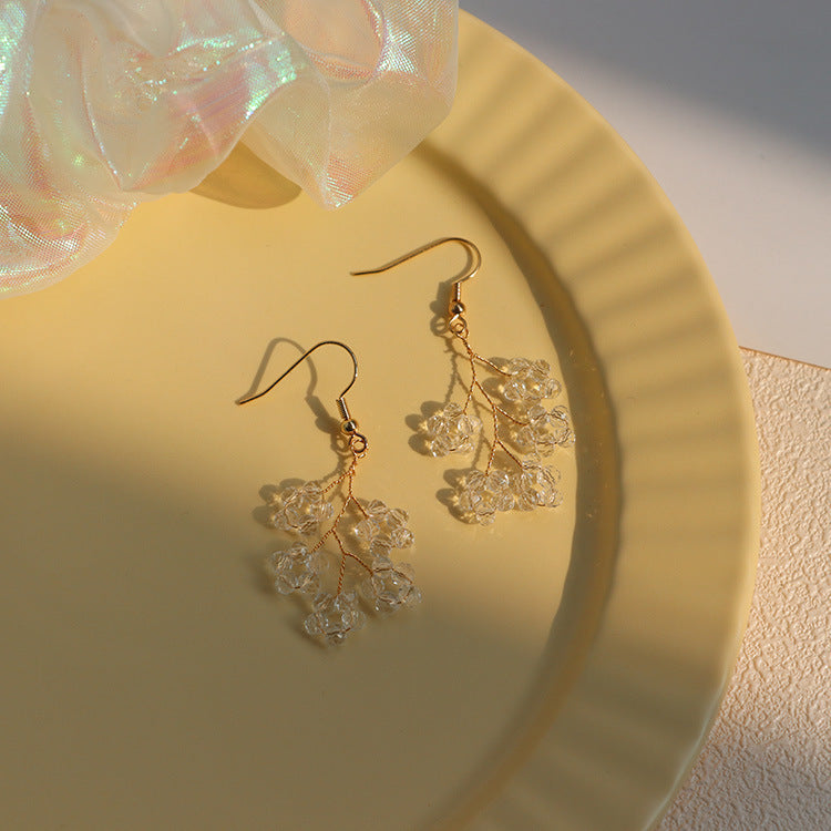 Bloom Cascade Earrings, detail view