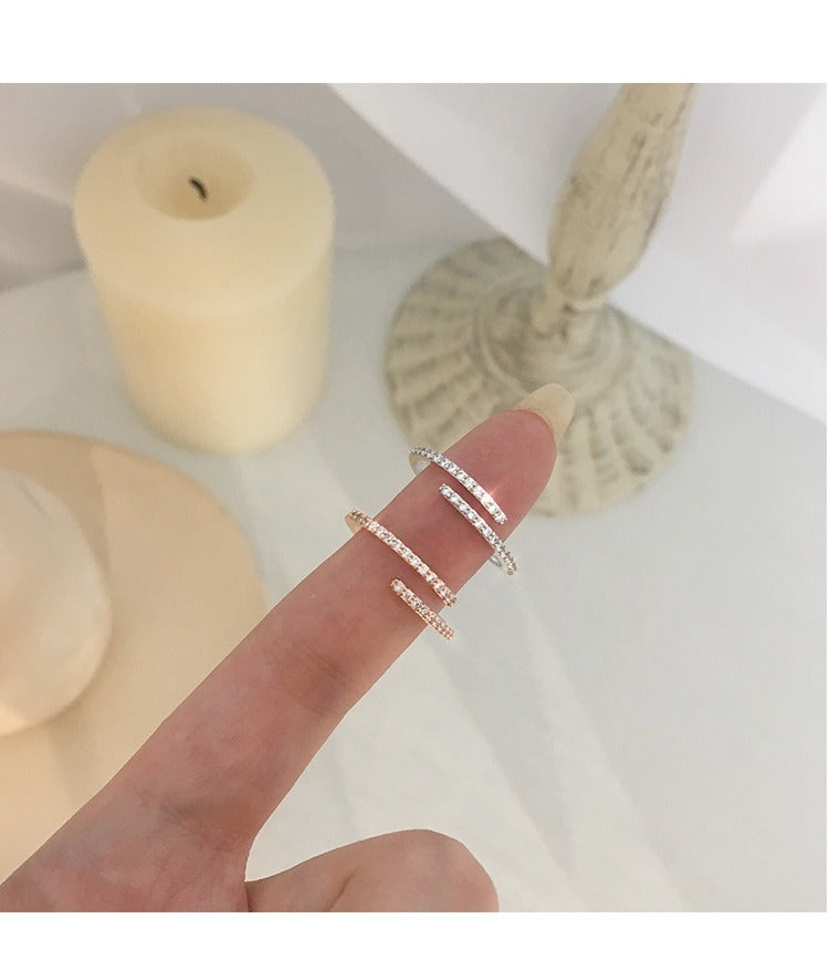 Lestial Elegance Ring – Geometric Minimalist Design