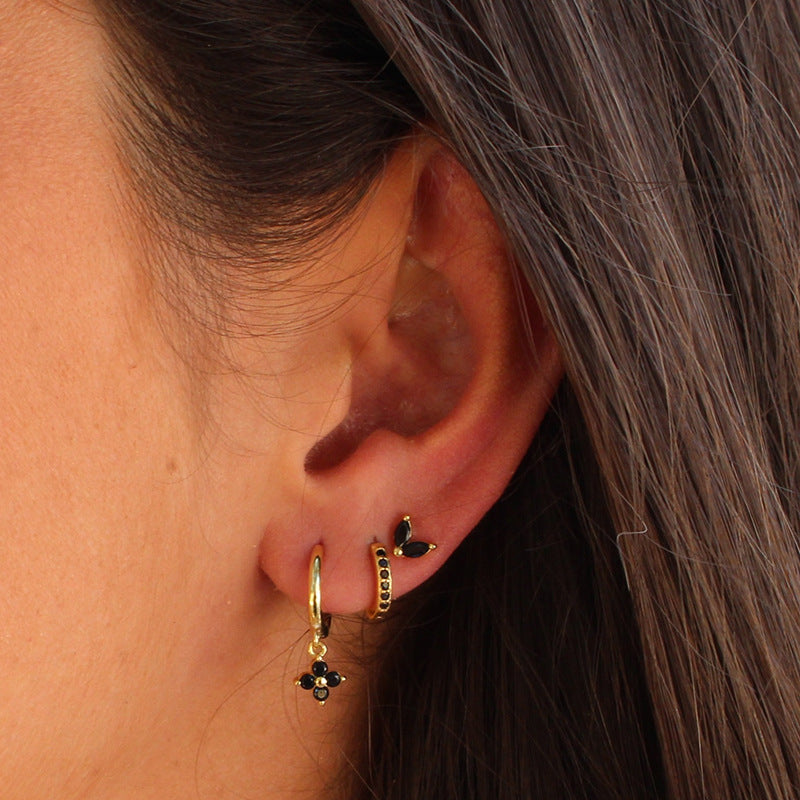 Clover Earrings Set 18K