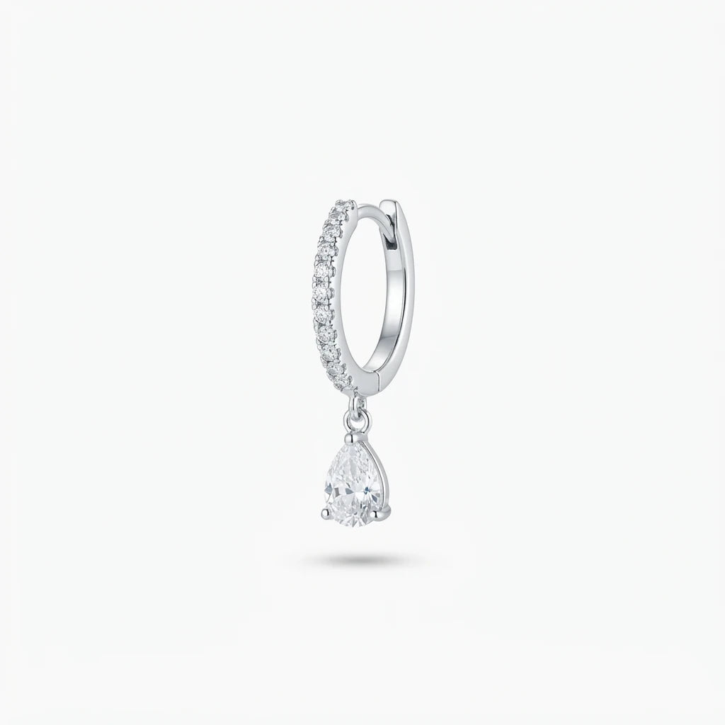 Birthstone Glow Earrings 18K — product view on white