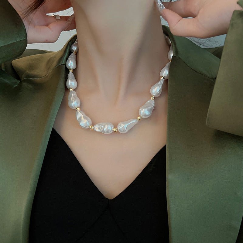 Baroque Pearl Necklace - Auricelia