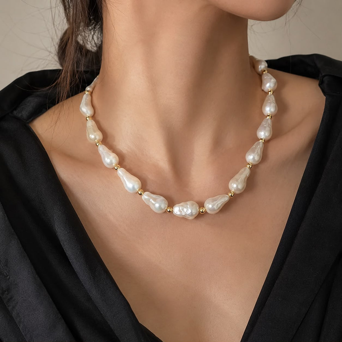 Baroque Pearl Necklace - Auricelia
