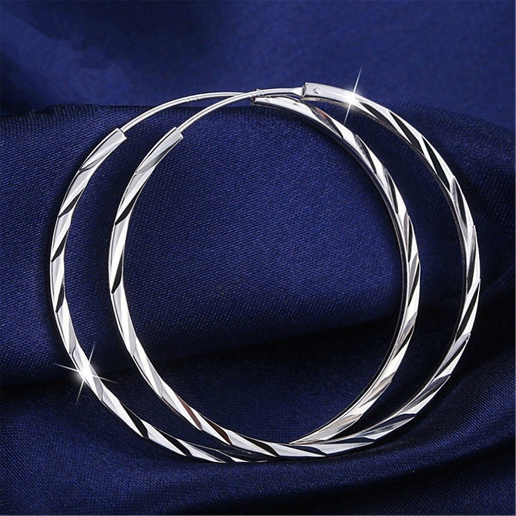 Bold Arc Hoop Earrings - Auricelia