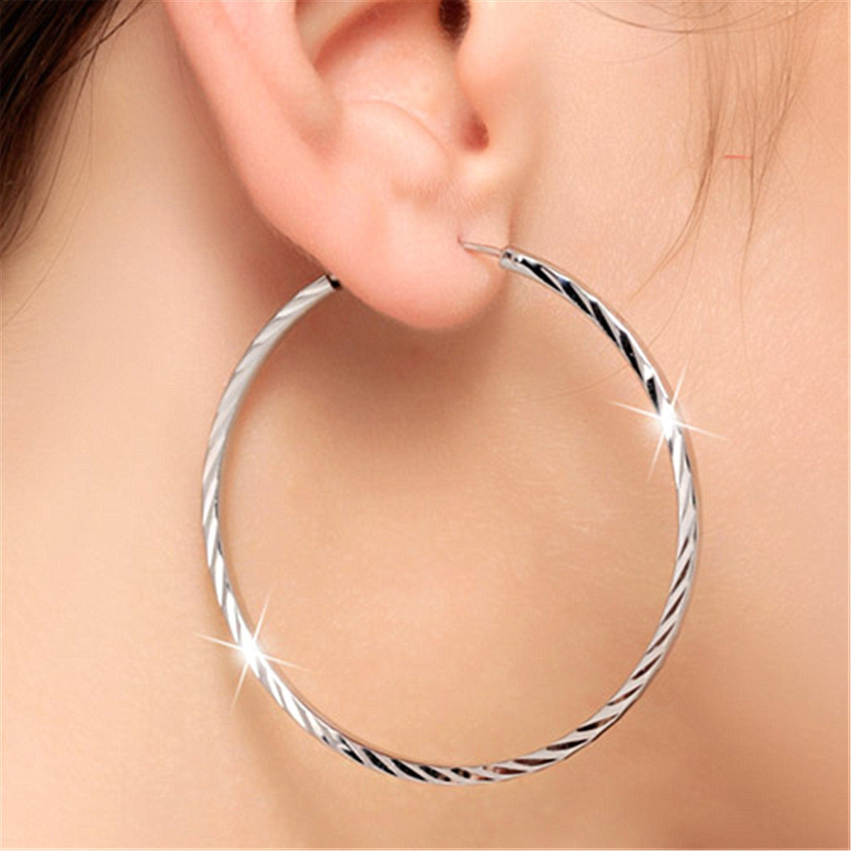 Bold Arc Hoop Earrings - Auricelia