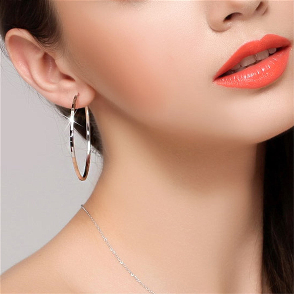 Bold Arc Hoop Earrings - Auricelia