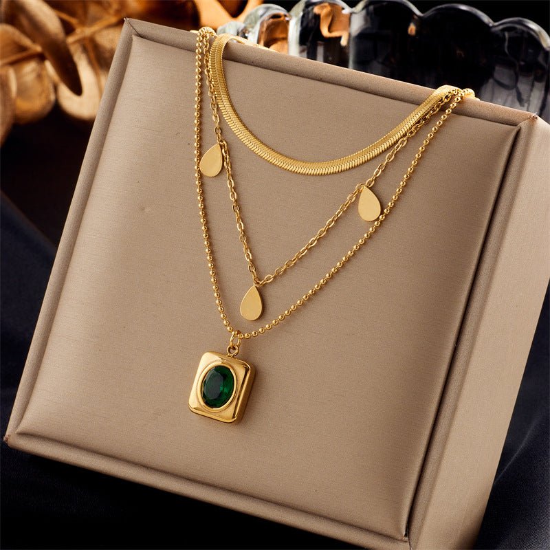 Emerald Zircon Set - Auricelia