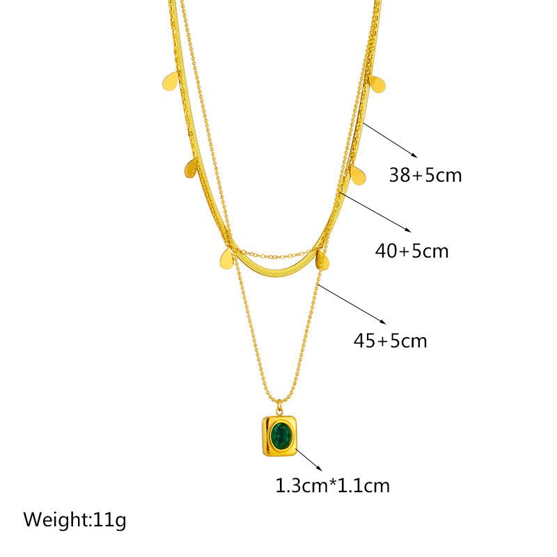 Emerald Zircon Set - Auricelia