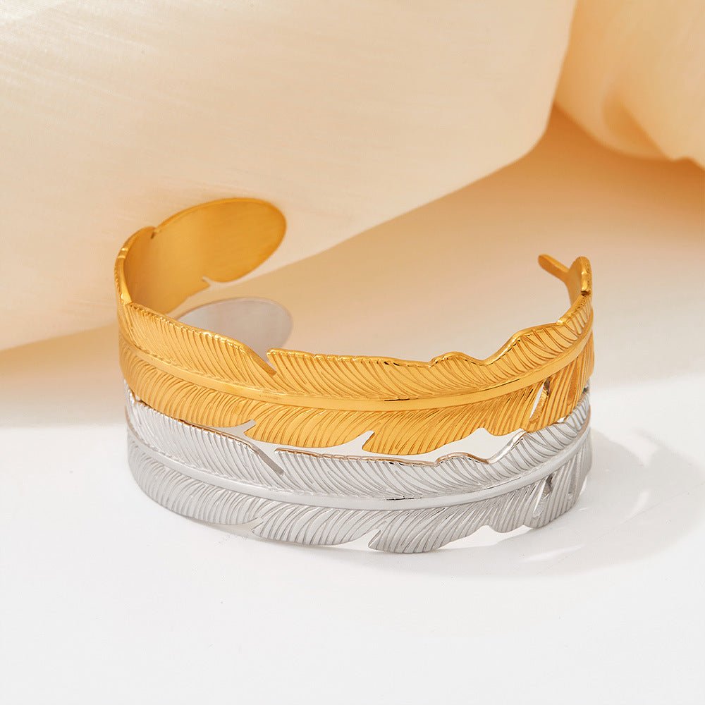 Feather Ring & Bracelet - Auricelia