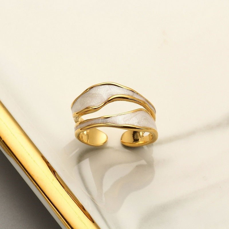 Geometric Layer Ring - Auricelia