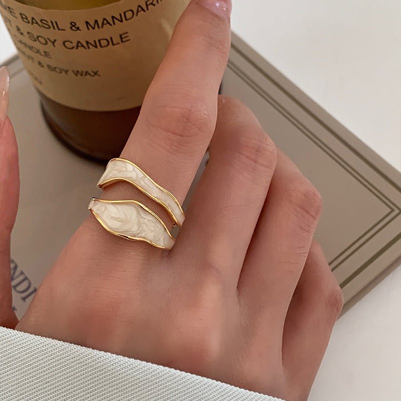 Geometric Layer Ring - Auricelia