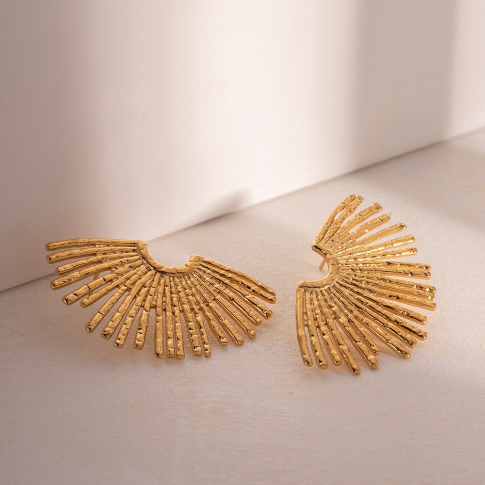 Half Sunflower Earrings - Auricelia