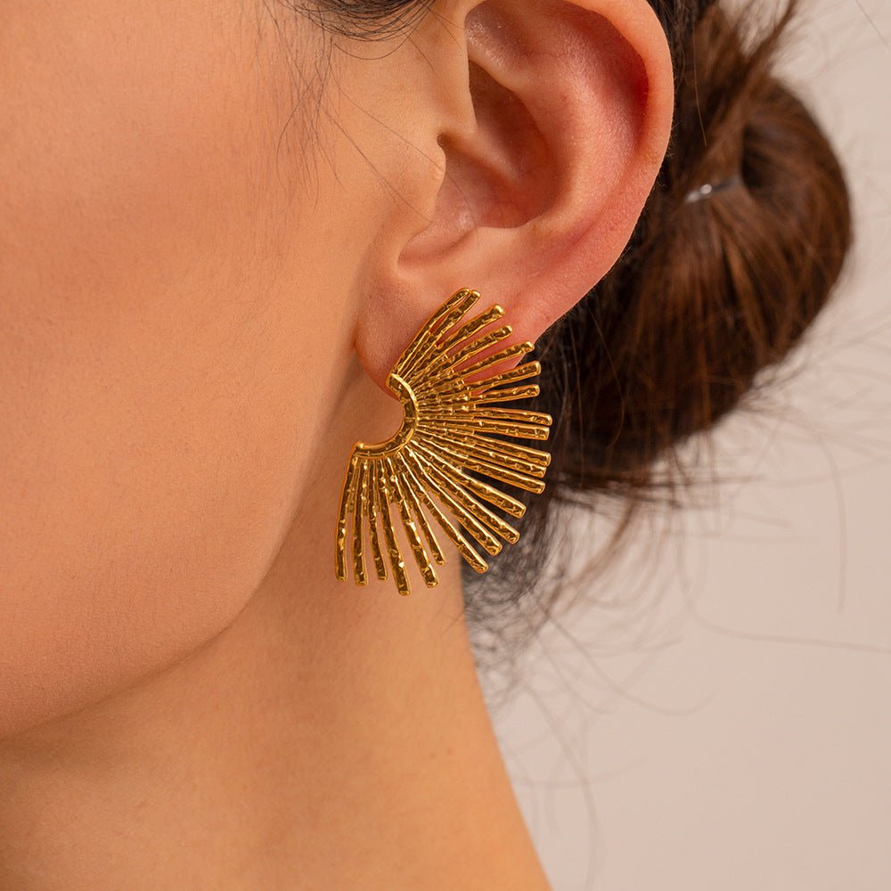 Half Sunflower Earrings - Auricelia