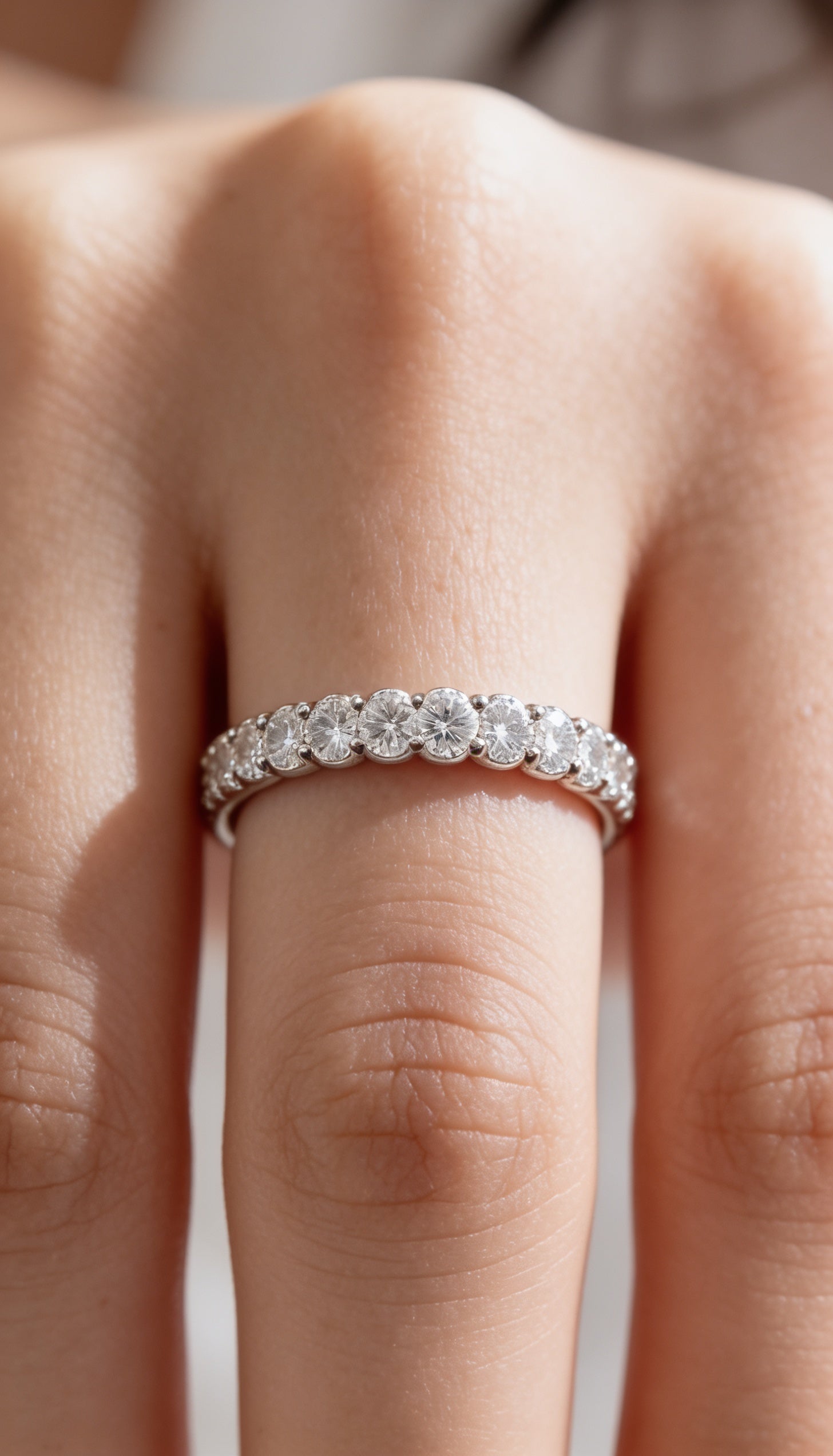 Moissanite Diamond Ring 2.2 Carats