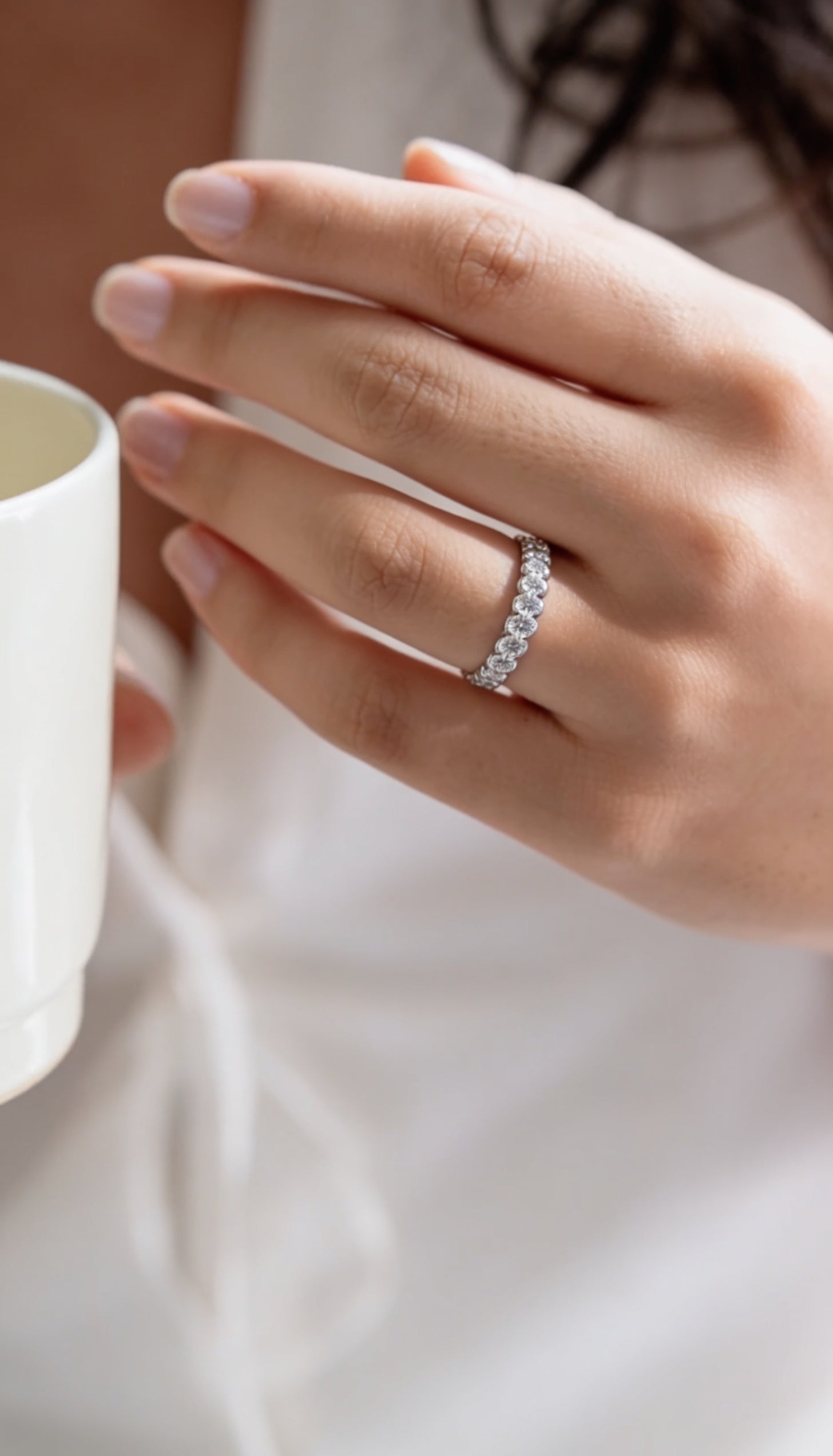 Moissanite Diamond Ring 2.2 Carats