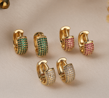 Mini Zircon Stud Earrings - Auricelia