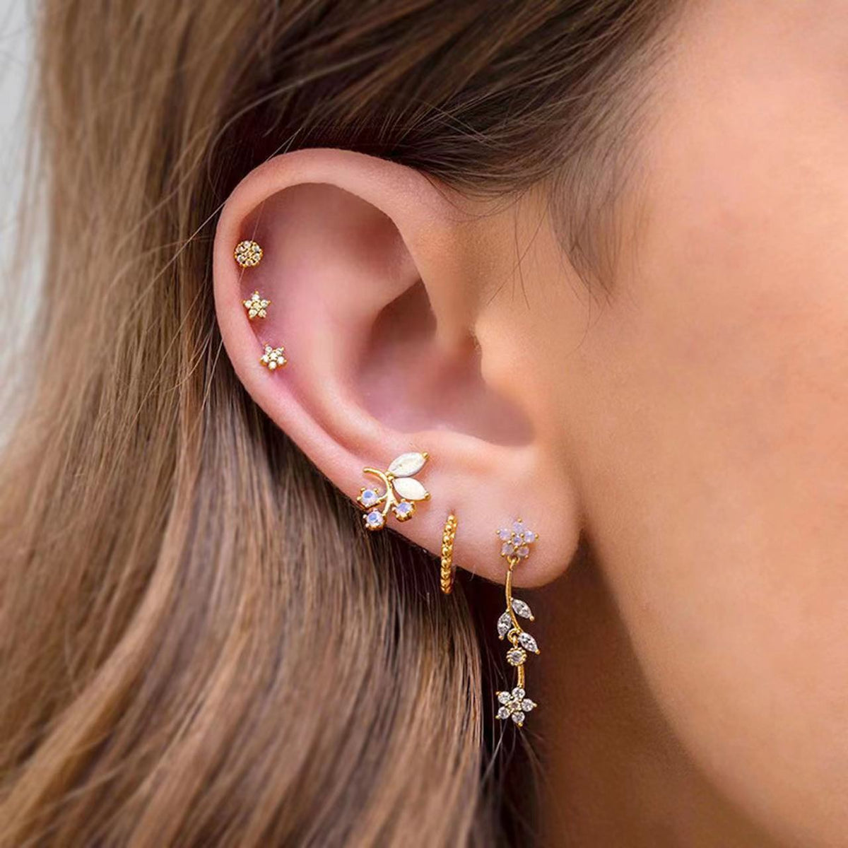 Moonflower Earrings - Auricelia