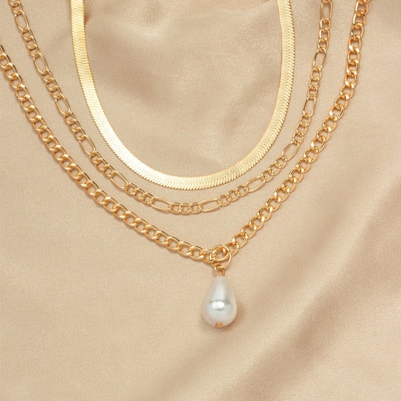 Pearl Clavicle Necklace - Auricelia